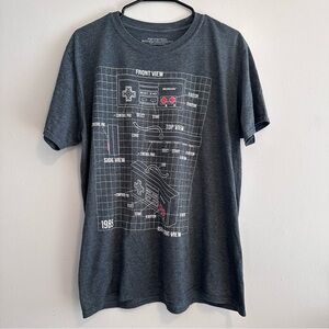 Nintendo Gray Controller Blueprint Tee